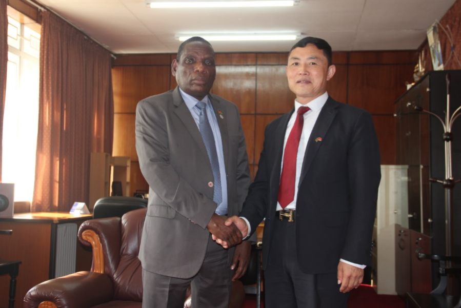 总裁马占江拜访马拉维新任财政部长姆瓦纳姆维卡
