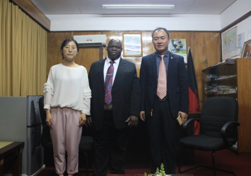 集团总经理武高强拜访马拉维能源部长宾托尼·库塞拉